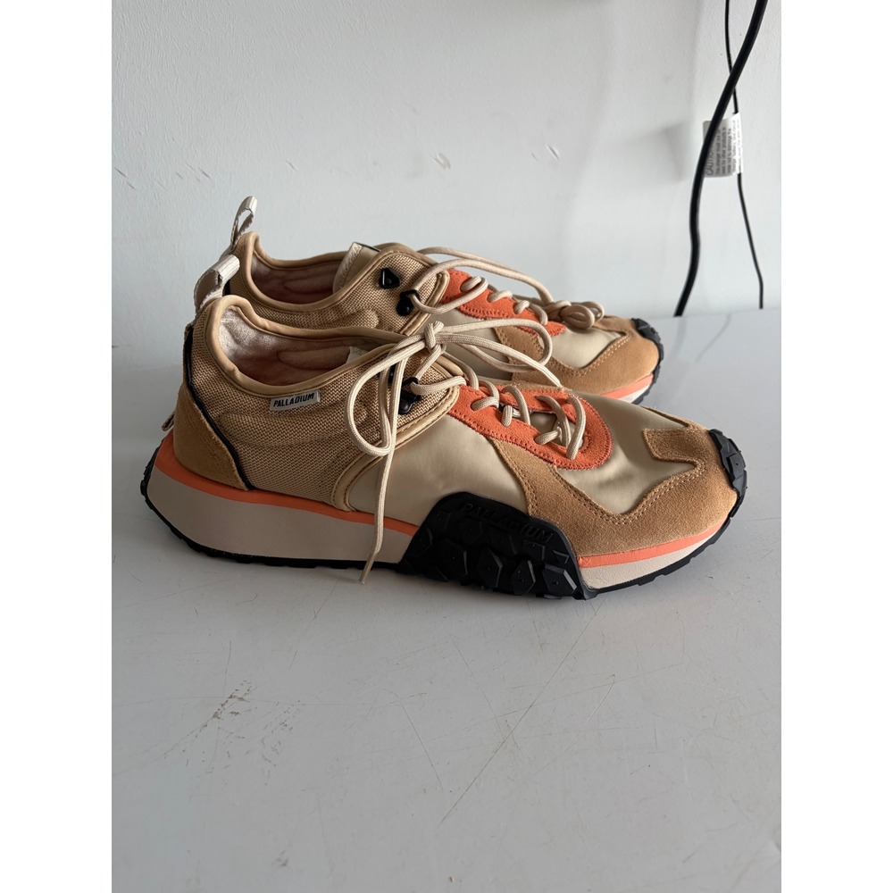 Palladium Troop Runner Sand Orange Mens Sneakers 77330-265-M Size 11